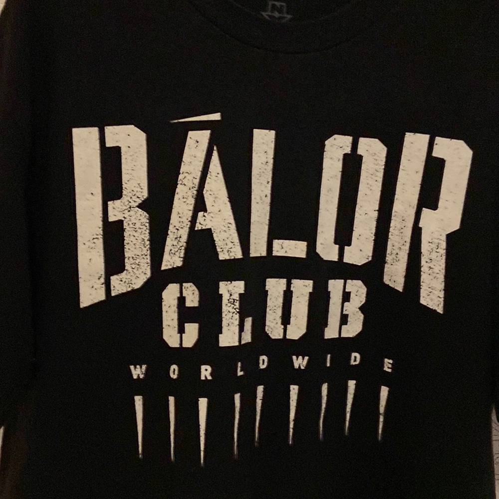 WWE NXT Balor Club Worldwide Authentic T-Shirt Adult Size Large 🔥 - Picture 2 of 6